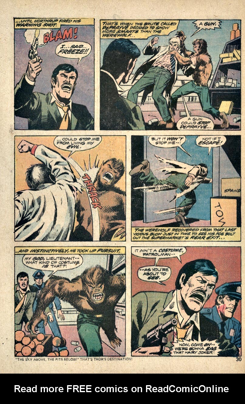 Read online Werewolf by Night (1972) comic -  Issue #24 - 21