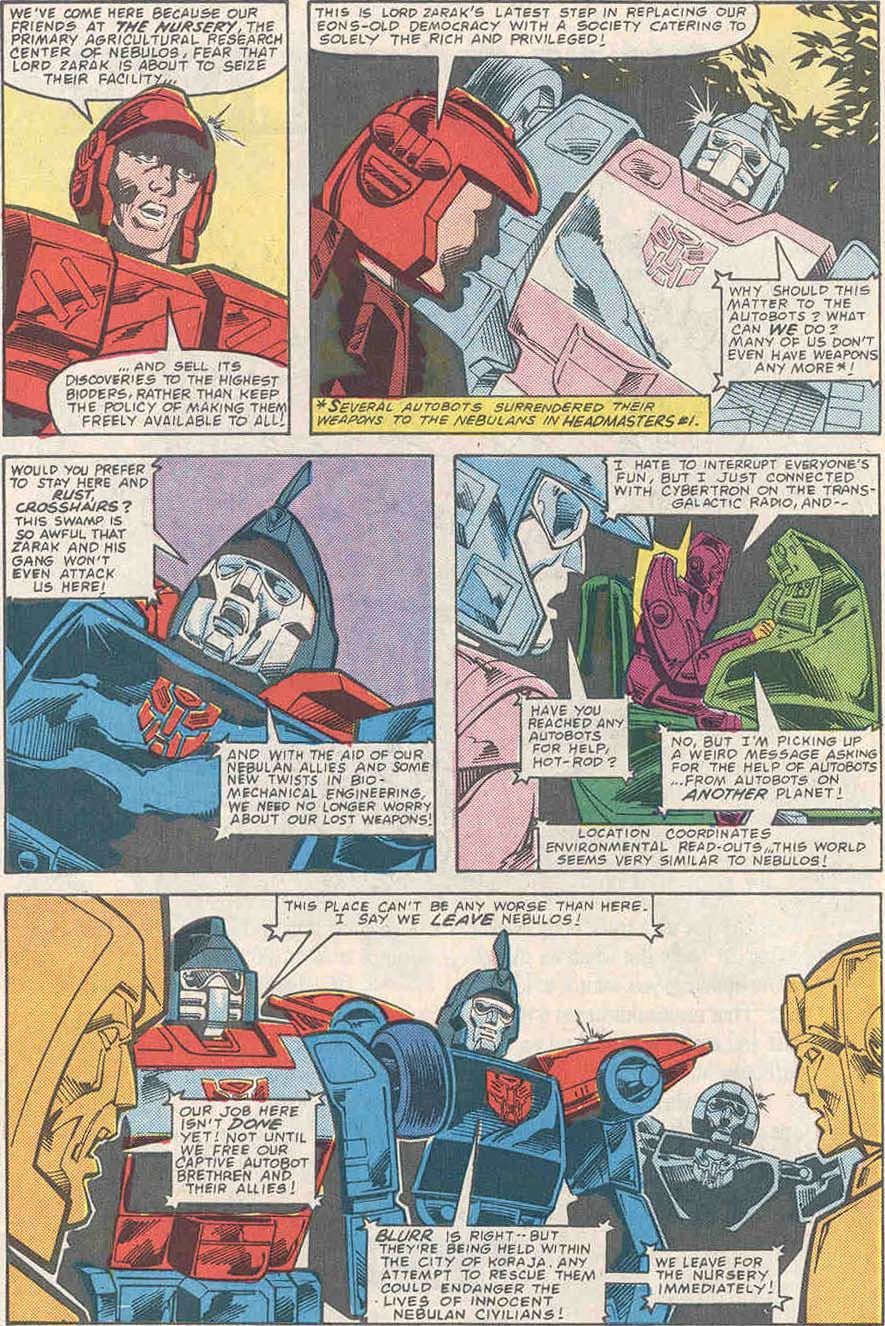 Read online The Transformers: Headmasters comic -  Issue #4 - 7