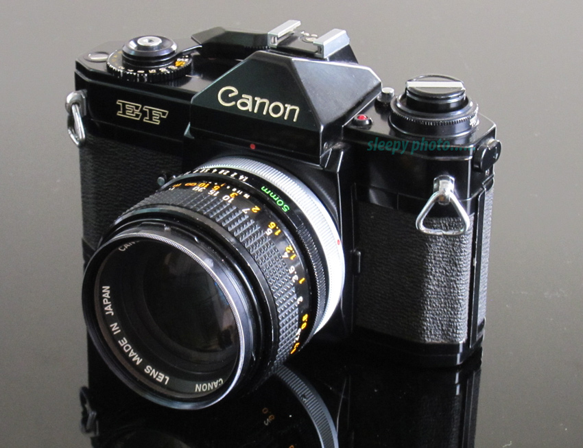 Sleepy Photographer Canon EF Canon SLR Film Camera sleepy-photographer-canon-ef-canon-slr-film-camera