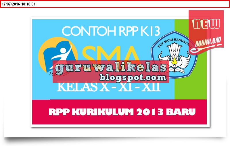 RPP Kurikulum 2013 SMA Olahraga Format Microsoft Word