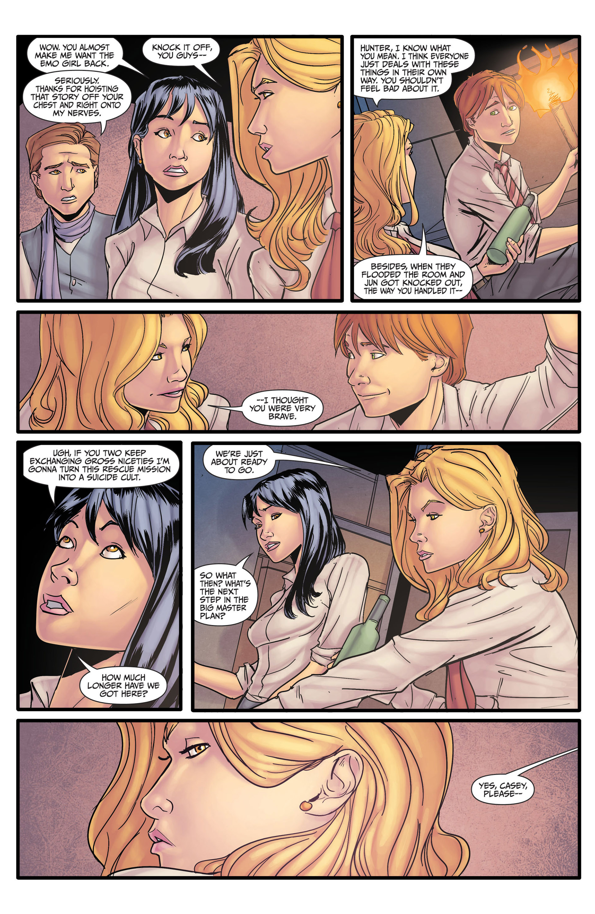 Read online Morning Glories comic -  Issue # _TPB 1 - 131