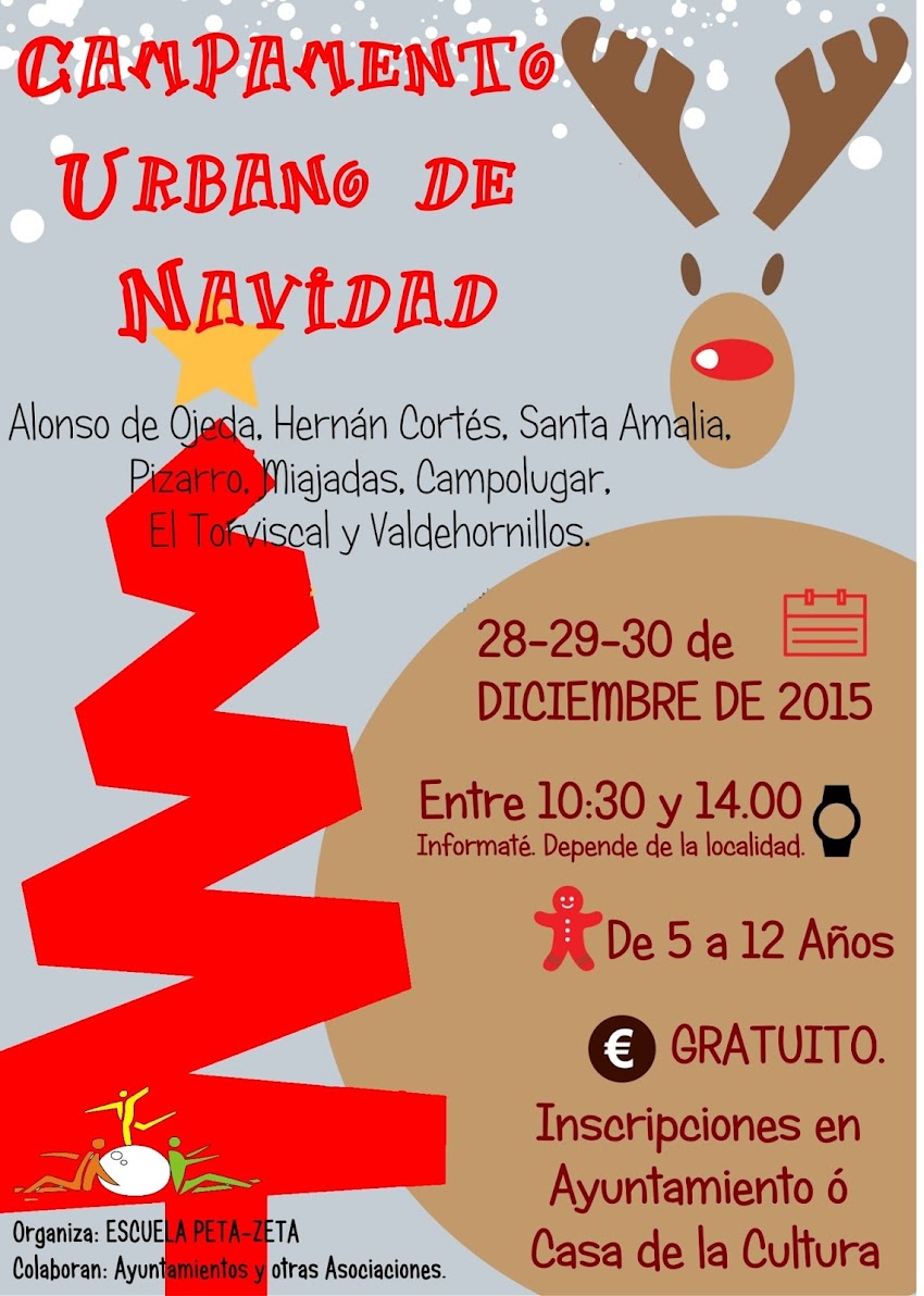 Campamentos Urbanos de Navidad.