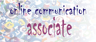 online communication associate in hindi
