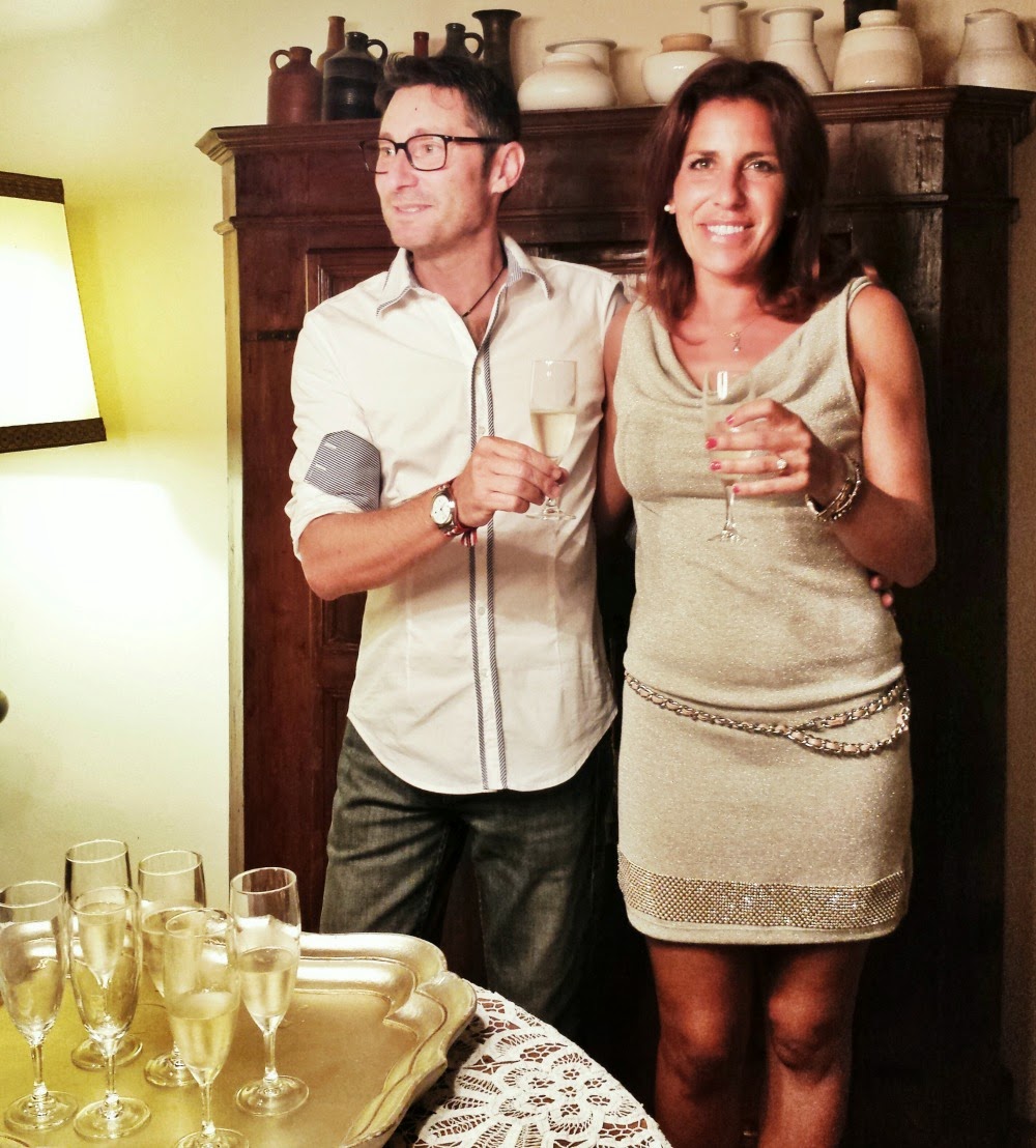 Andrea Carlini and his wife, Angela, owner of Tenuta Carlini Winery in Italy 