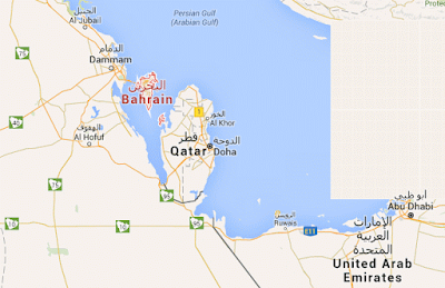 Bahrain map picture