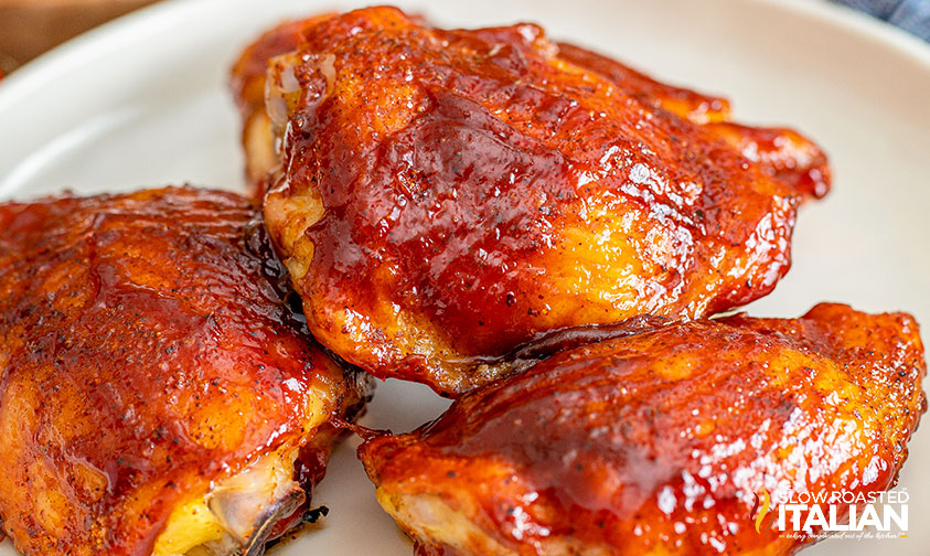 Smoked Chicken Thighs + Video