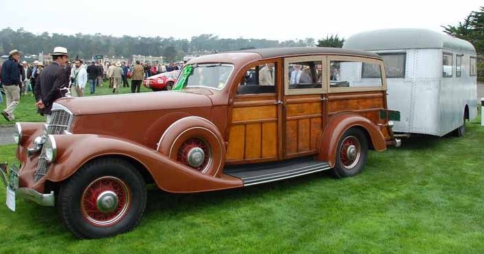 Just A Car Guy: 1934 Pierce Arrow Cantrell station wagon at the 2010