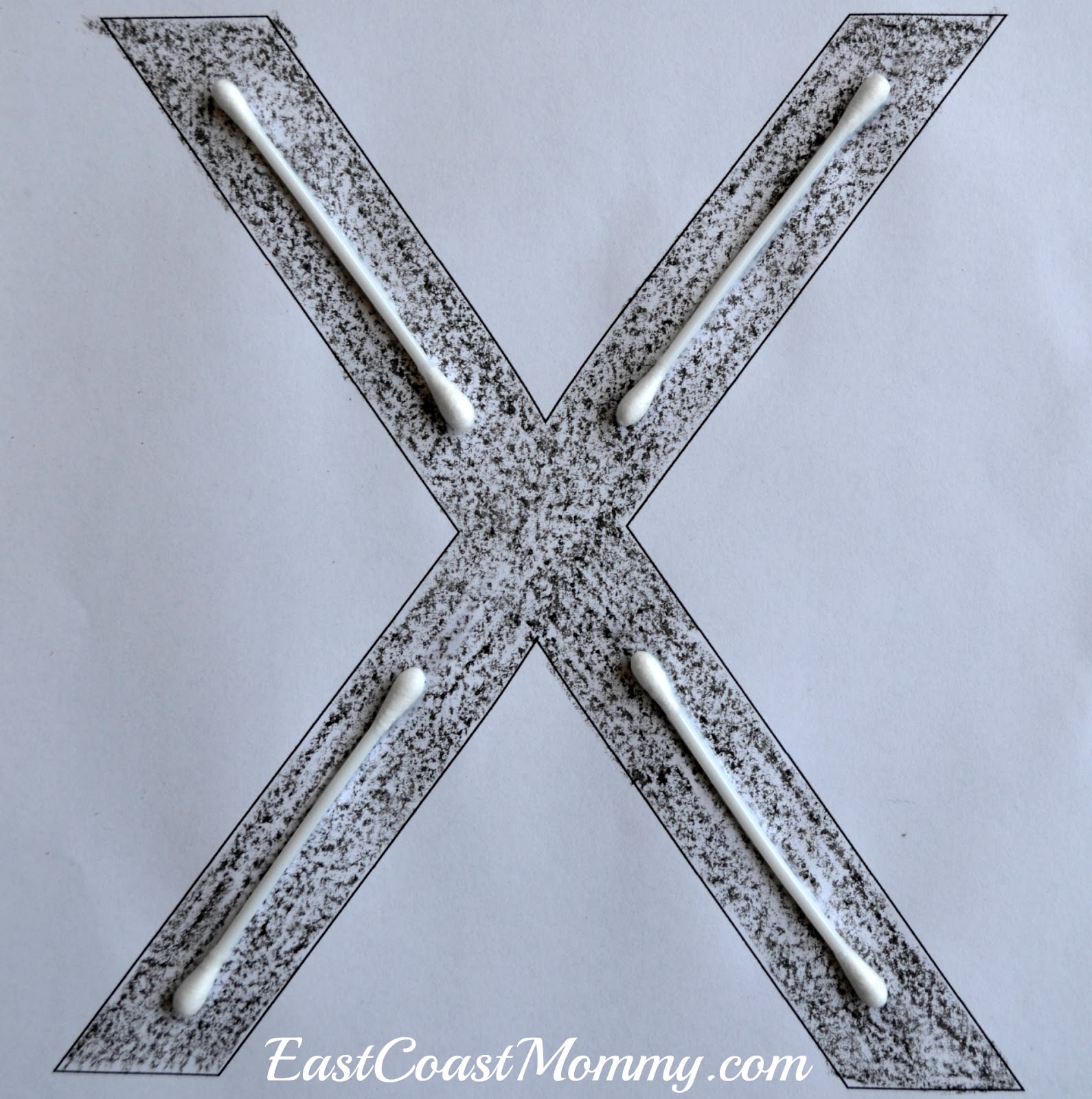 East Coast Mommy Alphabet Crafts  Letter X