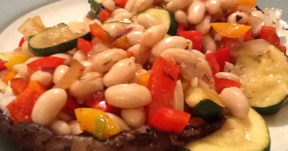 Lara's Tone It Up Blog Vegetable Stuffed Portobellos