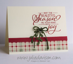 Clean & Simple Merry Christmas to All Card ~ Stampin' Up! 2018 Holiday Catalog ~ Christmas ~ www.juliedavison.com