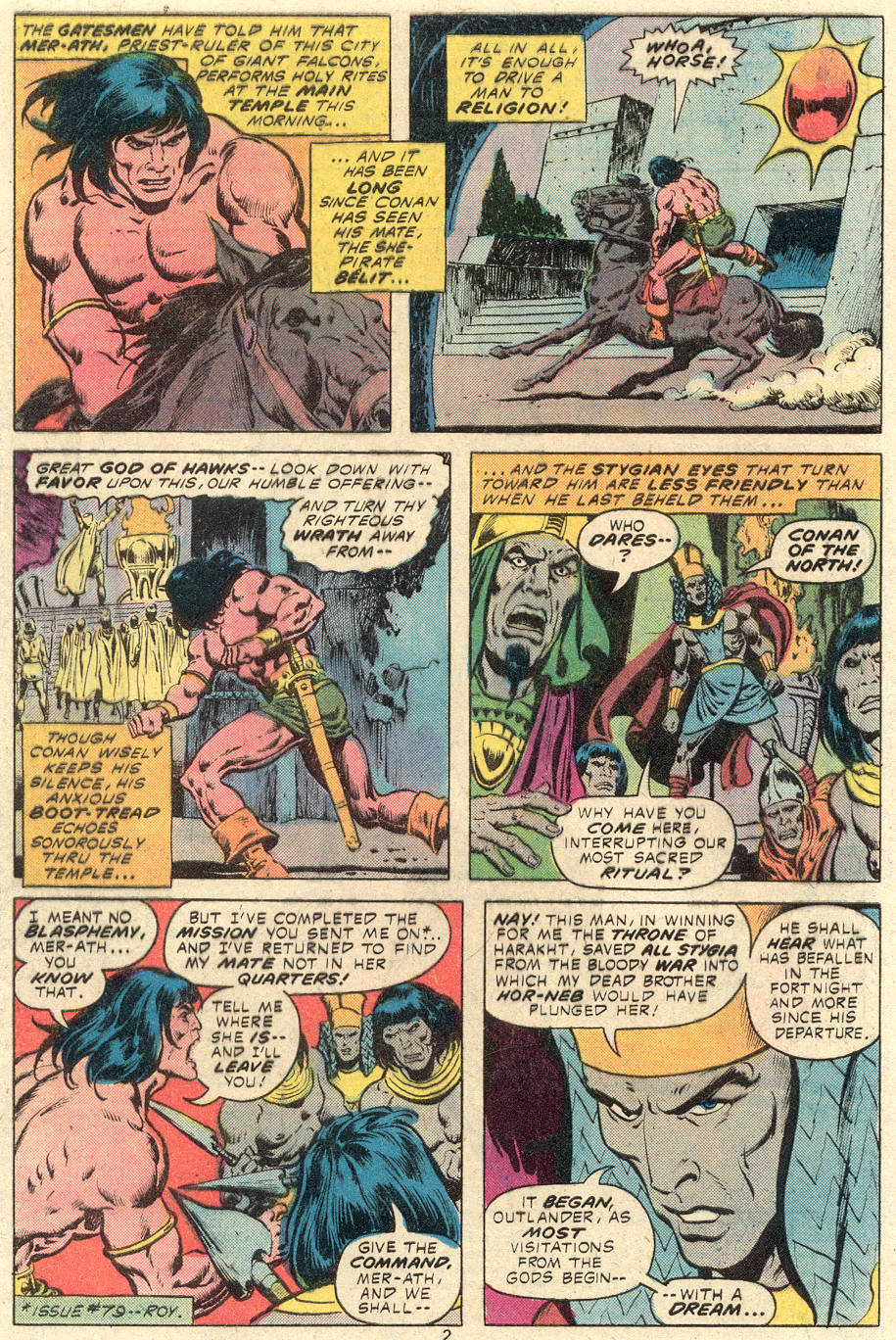 Read online Conan the Barbarian (1970) comic -  Issue #84 - 3