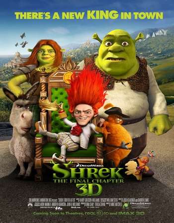 Poster Of Shrek Forever After 2010 Hindi Dual Audio 400MB BluRay 720p ESubs HEVC Free Download Watch Online downloadhub.in