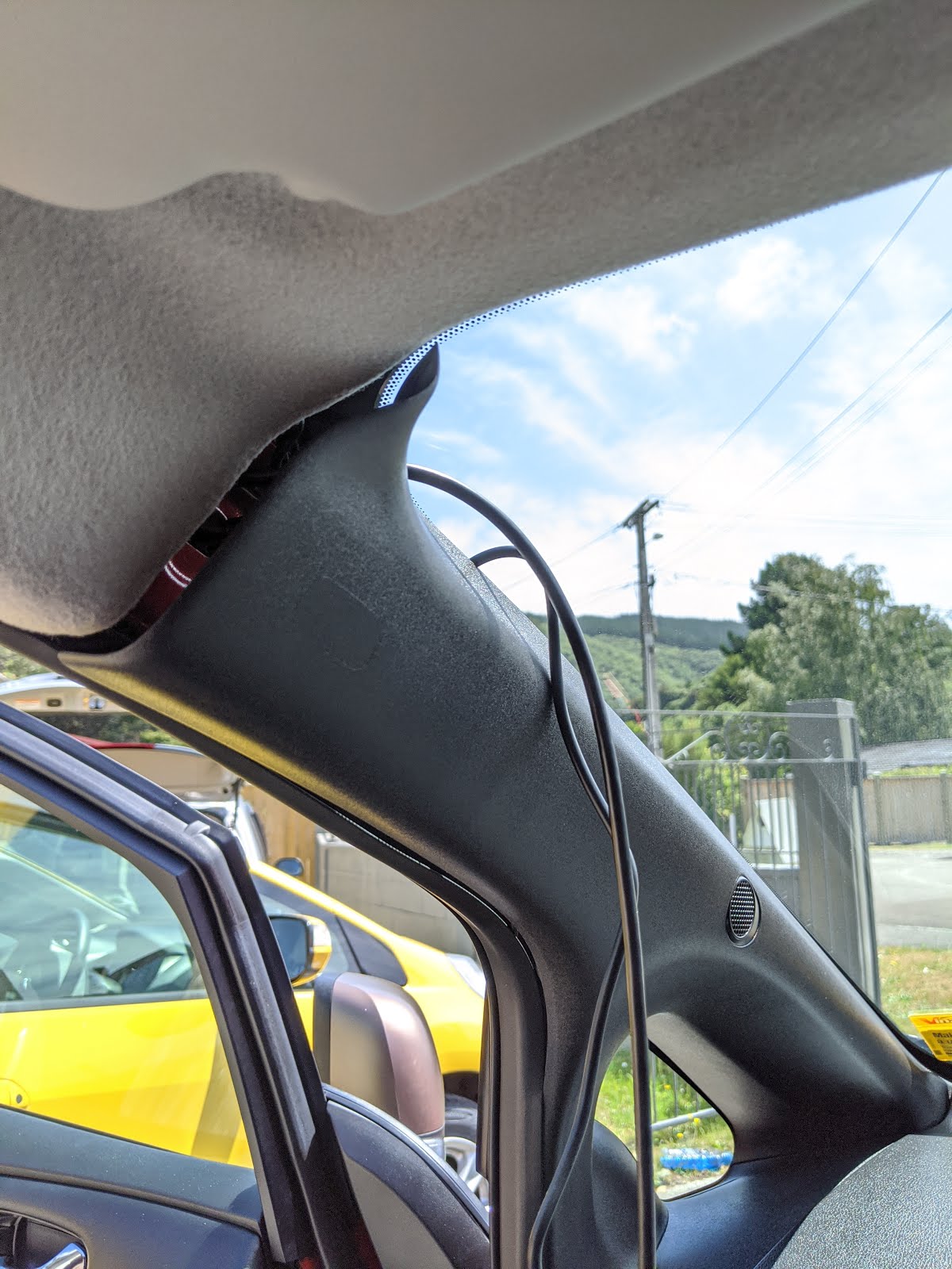 Hard wiring a dual dash cam in a 2014 Nissan Leaf
