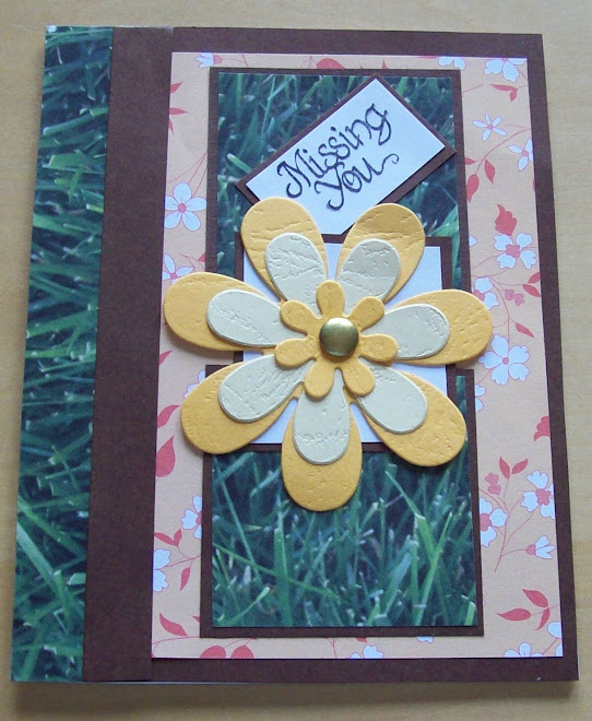 orange flowered paper and green grass paper were kind of hard to use together