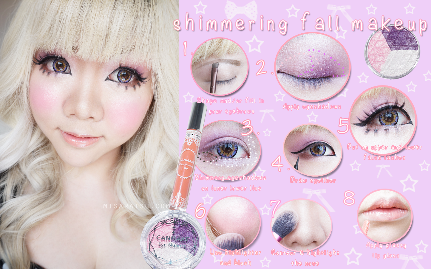 Shimmering Fall Makeup Tutorial Misaraisu Bloglovin