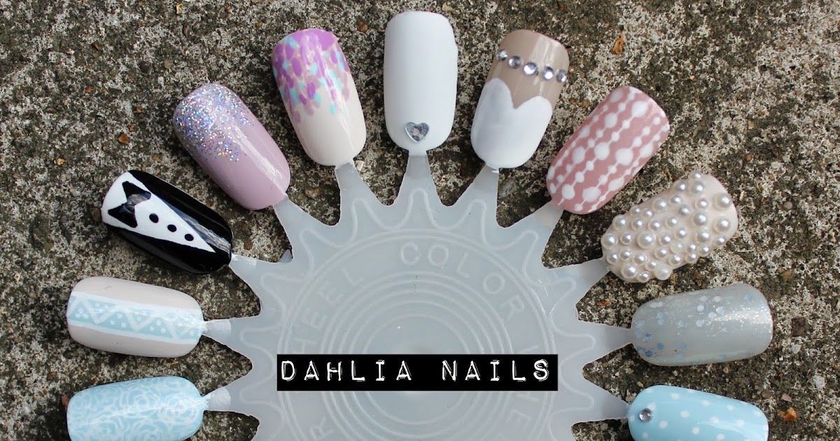 Dahlia Nails: 18 Wedding Nail Art Ideas