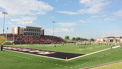 Football pitch at Northwestern Oklahoma State University.
