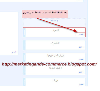 كيف عمل اقسام بالمدونة بلوجر Blogger