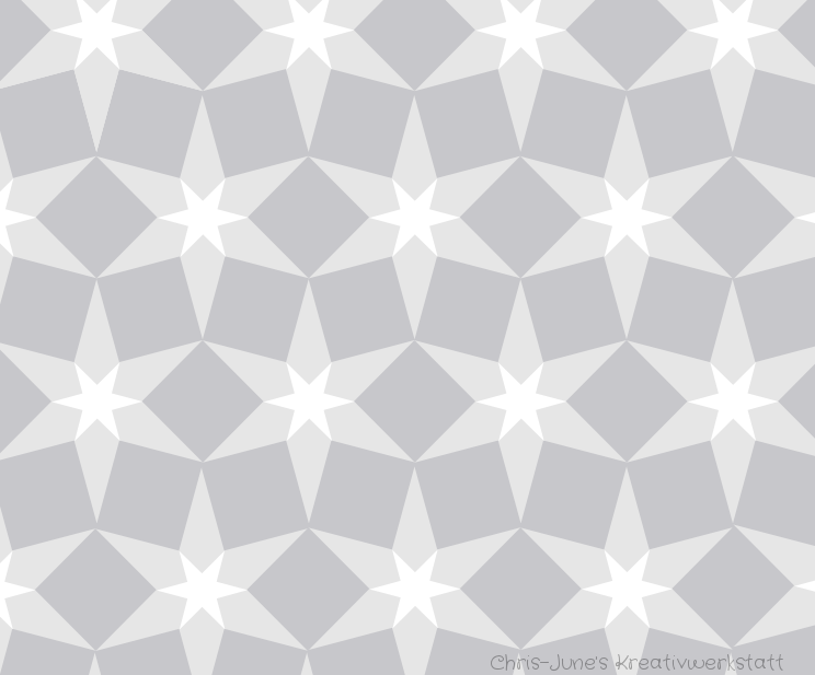 Chris-June's Kreativwerkstatt: Sternmuster Geschenkpapier erstellen mit