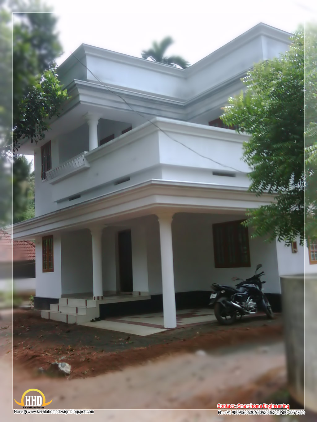 1675 sq ft brand new 3 bedroom villa for sale at Chalakudy