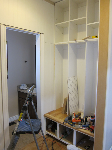 Mudroom built-ins