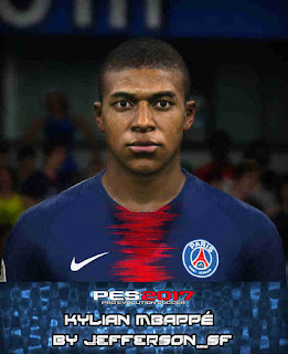 PES 2017 Faces Kylian Mbappé by FaceEditor Jefferson_SF