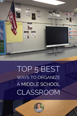 Middle School Classroom Organization Ideas!  #teaching #backtoschool