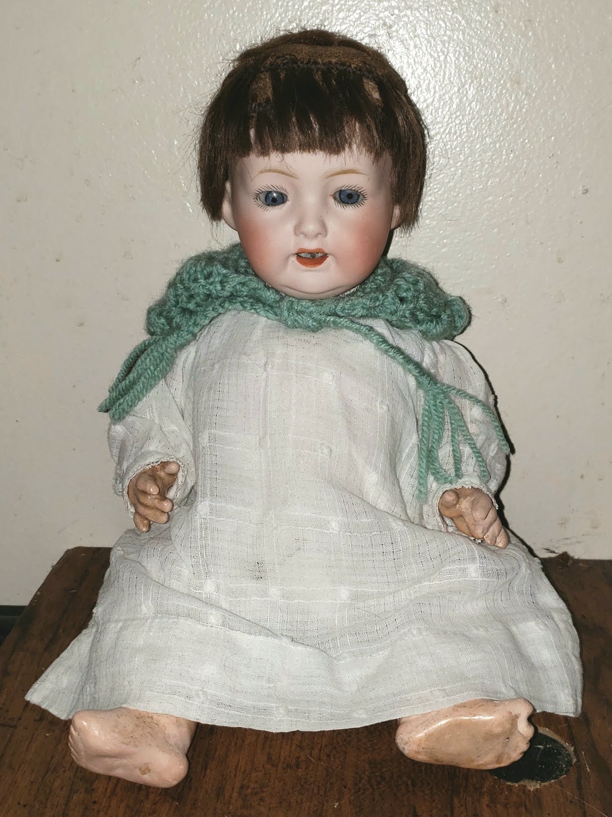 Vintage Japan Bisque Doll Baby Doll Porcelain Doll 
