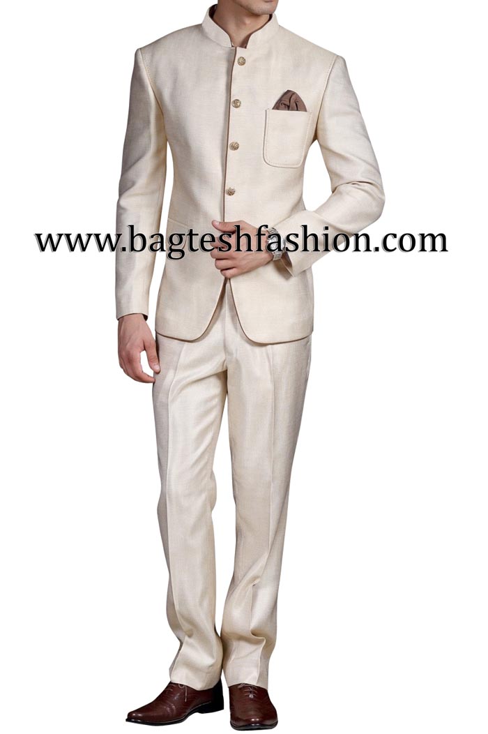 Indian partywear nehru collar suit