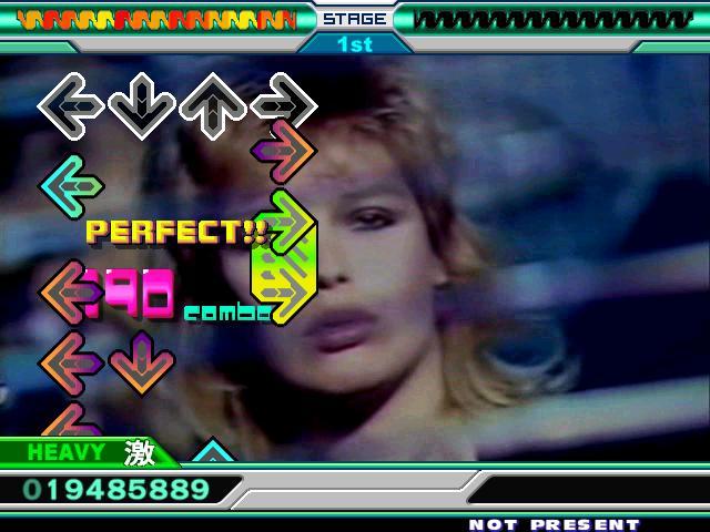 SCREEN SHOOT GAME PLAY DDR