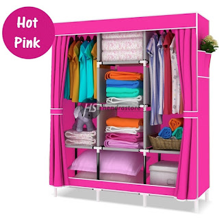 Rak Pakaian Jumbo / Rak Baju Jumbo / Lemari Portable Serbaguna Rak Pakaian Jumbo / Rak Baju Jumbo / Lemari Portable Serbaguna
