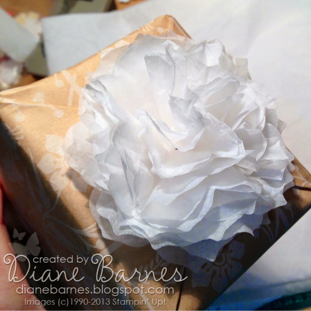 colour me happy Quick tissue paper flowers with instructions