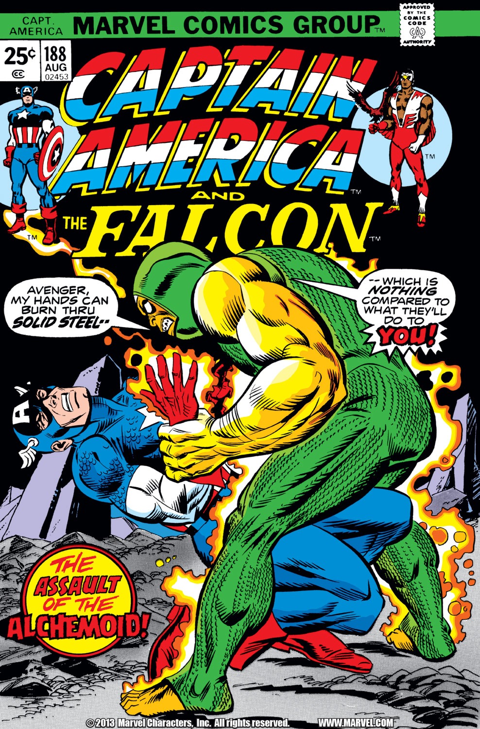 Read online Captain America (1968) comic -  Issue #188 - 1