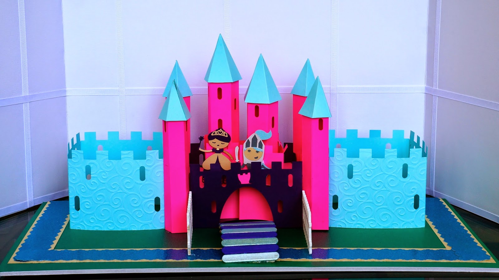 Схема замка из пластилина