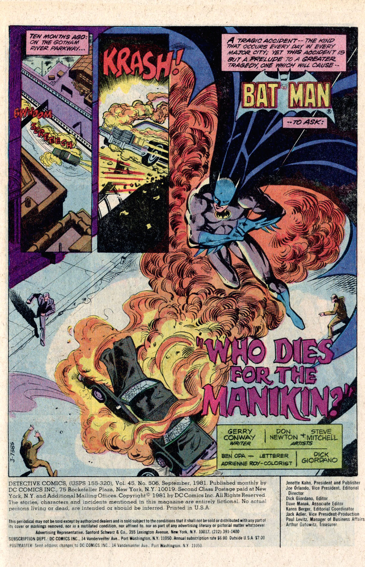 Detective Comics (1937) issue 506 - Page 3