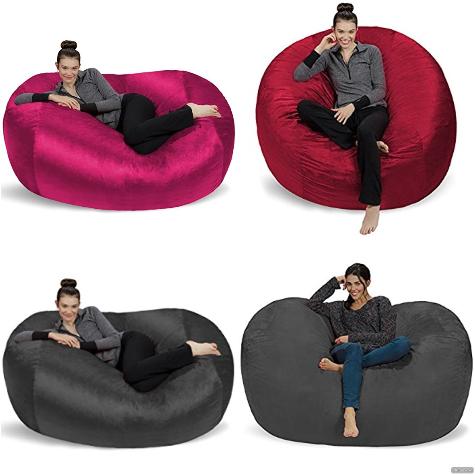Buy Via Amazon Giant Bean Bag Chair Lounger BHD Inspiration