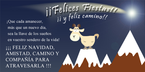 Resultado de imagen de feliz navidad senderismo