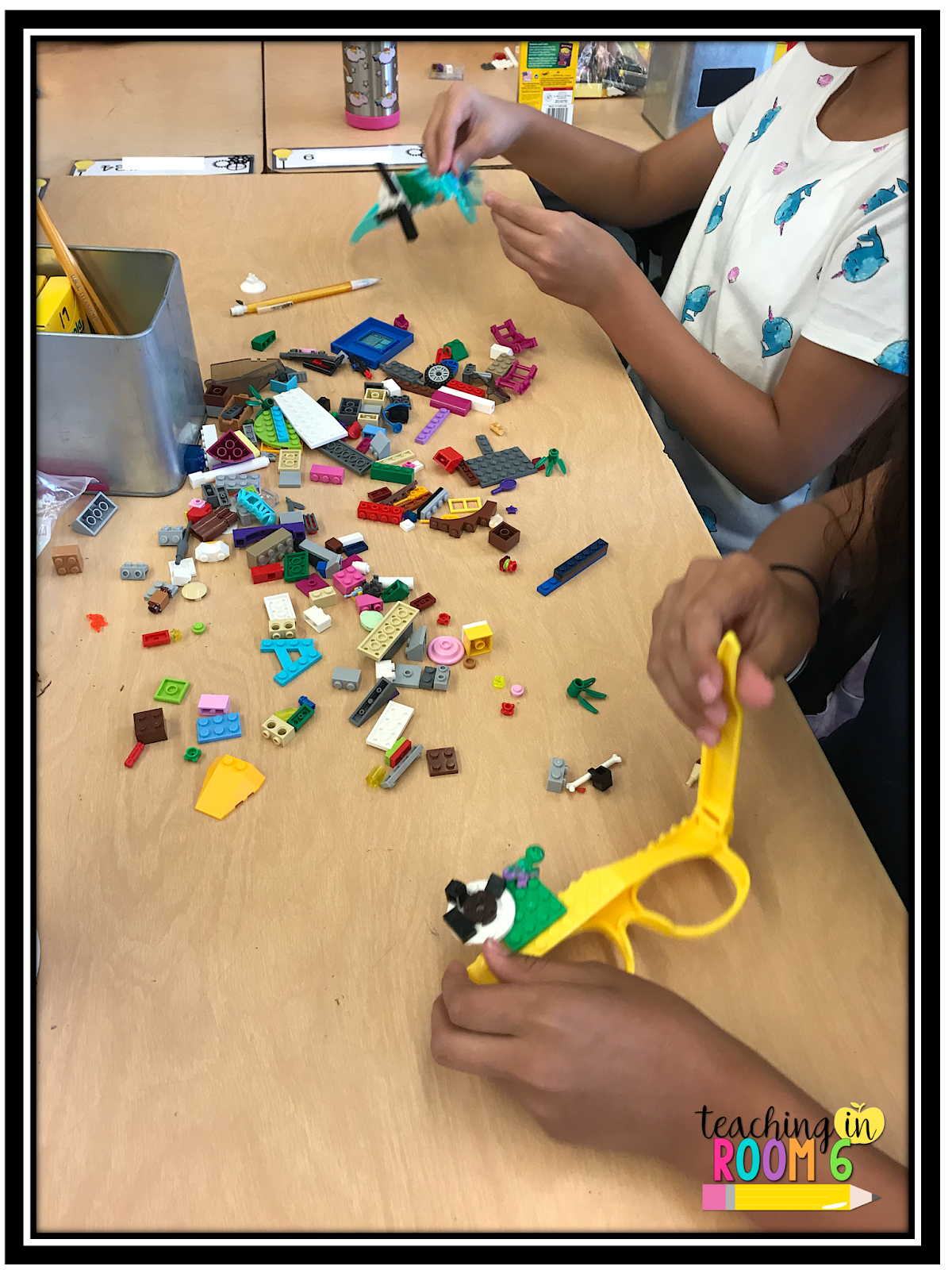 LEGO Glasses Get to Know You Teaching in Room 6
