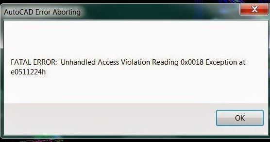 Fatal error unhandled access violation reading. Unhandled access Violation writing.