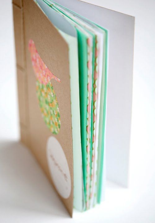 DIY Crafty Book Binding by Janis Nicolay Poppytalk