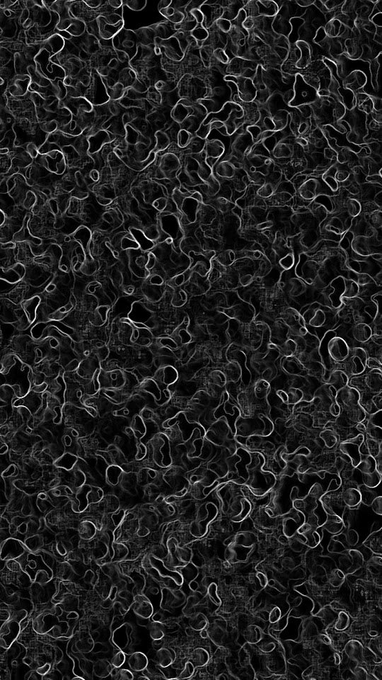 Curly White Strings Black Background  Android Best Wallpaper