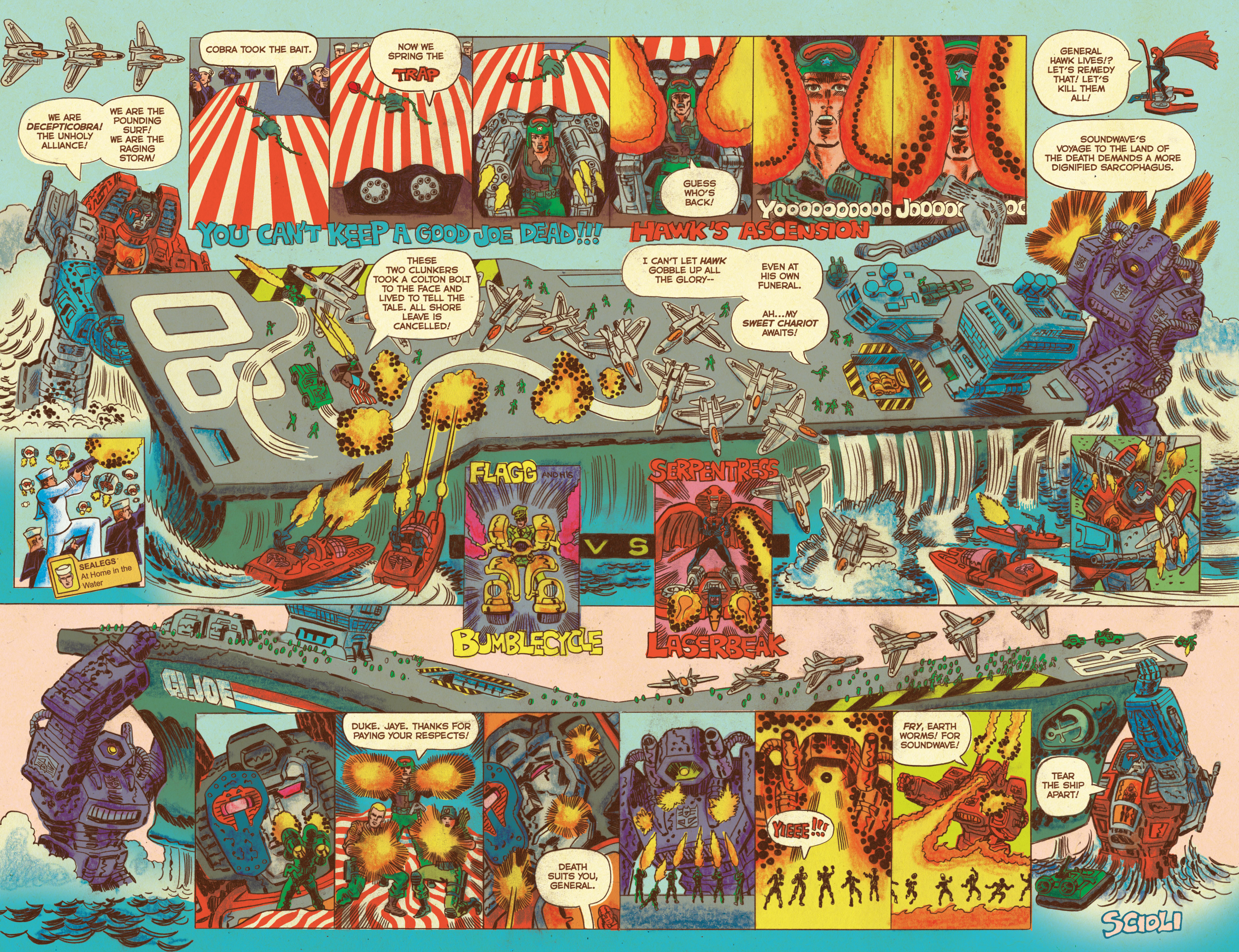 Read online The Transformers vs. G.I. Joe comic -  Issue #3 - 9