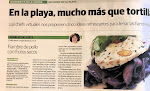 Una de mis recetas en el periódico de Málaga