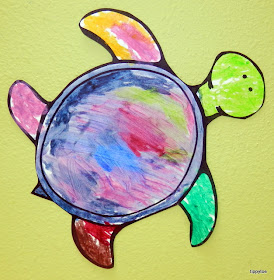 Tippytoe Crafts: Oil-Rubbed Sea Turtles