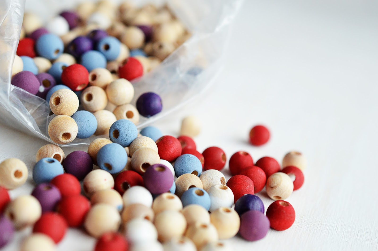 How to Paint Wooden Beads | Motte's Blog