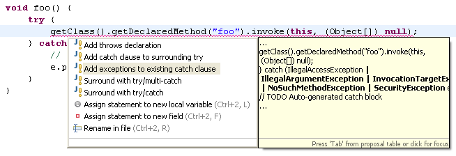 The Coder Lounge: Java 7 Support in Eclipse JDT (BETA) - Part I