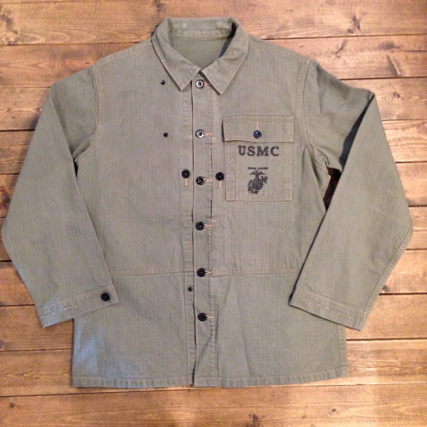 Marines In Forest Green Japanese Toyo Made WWII USMC HBT Dungarees