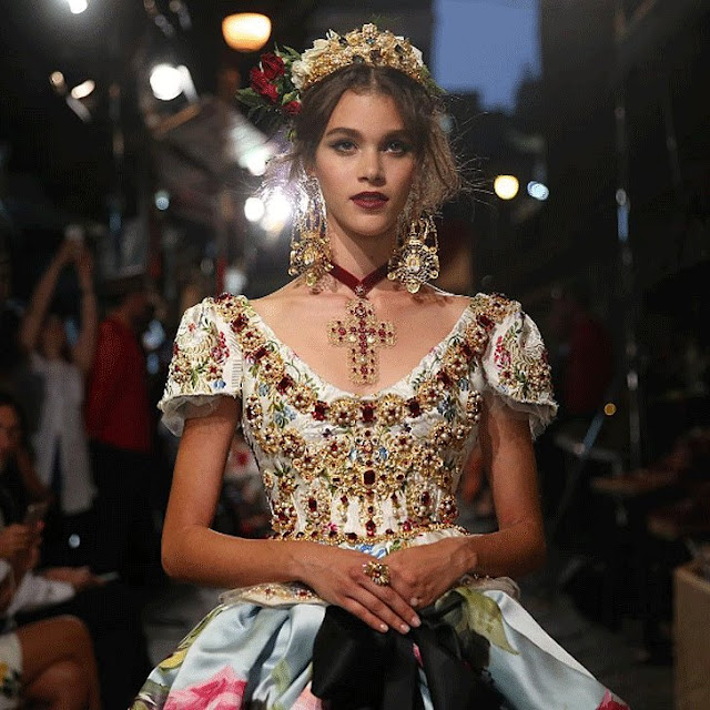 Dolce and Gabbana Alta Moda Fashion Show - Naples, July 2016