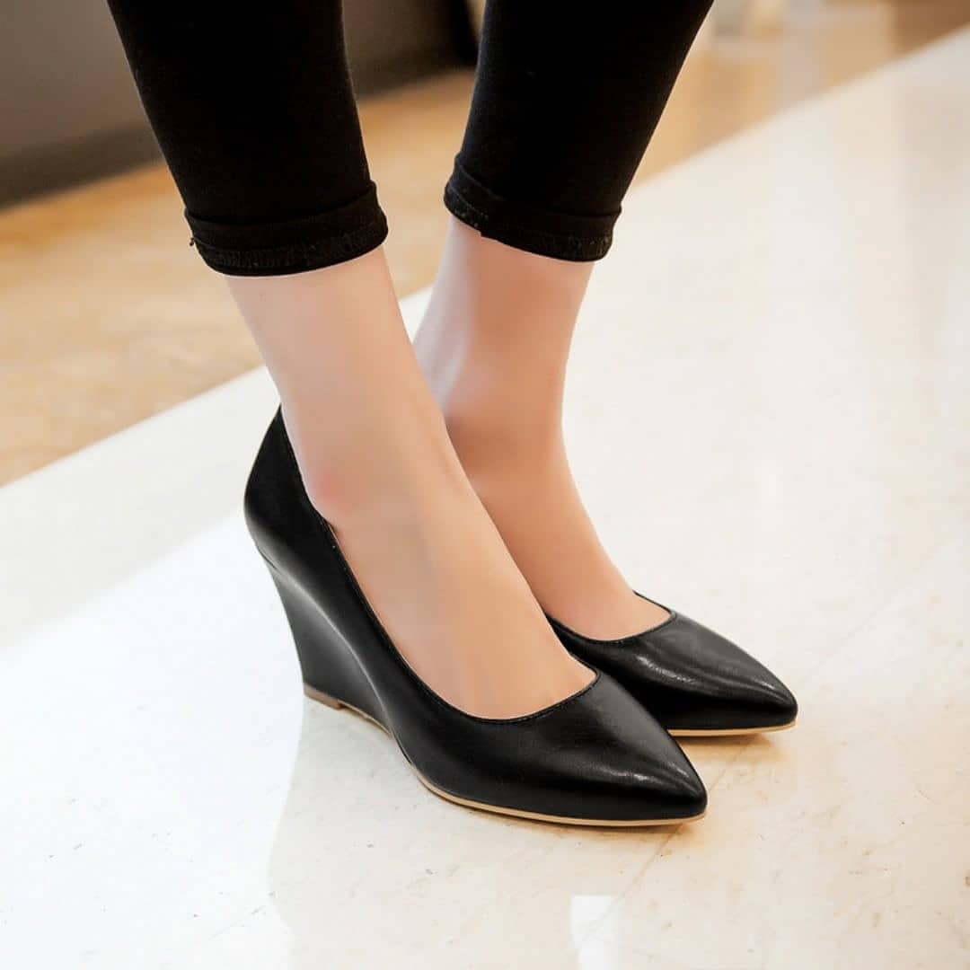 sepatu wedges ht polos kode sw004 fashion sepatu wedges ht polos kode sw004 fashion