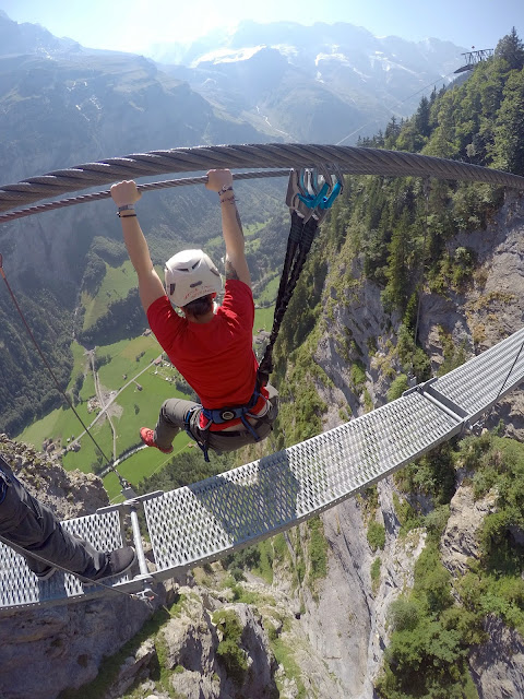 Interlaken, Switzerland, Eiger, Jungfrau, Monch, Canyoning, Paragliding, Via Ferrata, White Water Rafting, Brienz, Thun, Mountains, Alps, bern, Bernese Alps, Swiss Alps, adventure, Chli Schliere, adrenaline, lutschine, Lauterbrunnen, Schilthorn, Harder Kulm, Murren, Trummelbach Falls, 